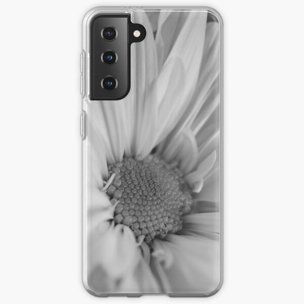 Black & White Daisies Samsung Galaxy Soft Case