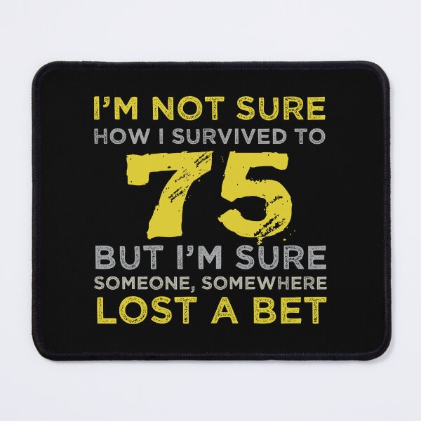 Item preview, 75th Birthday Sarcastic Attitude designed and sold by thepixelgarden.