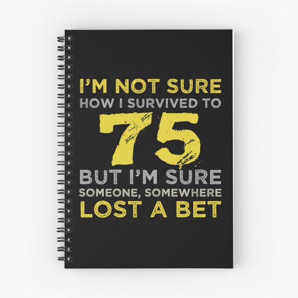 Item preview, 75th Birthday Sarcastic Attitude designed and sold by thepixelgarden.