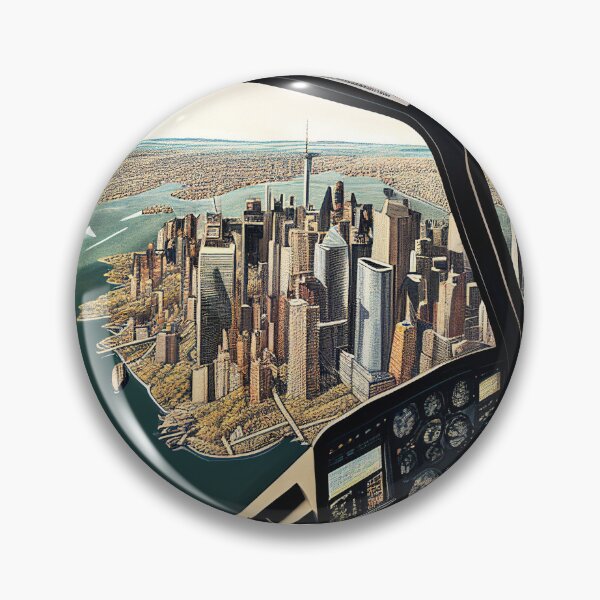 Item preview, Helicopter under low Manhattan New York designed and sold by mybestpicture.