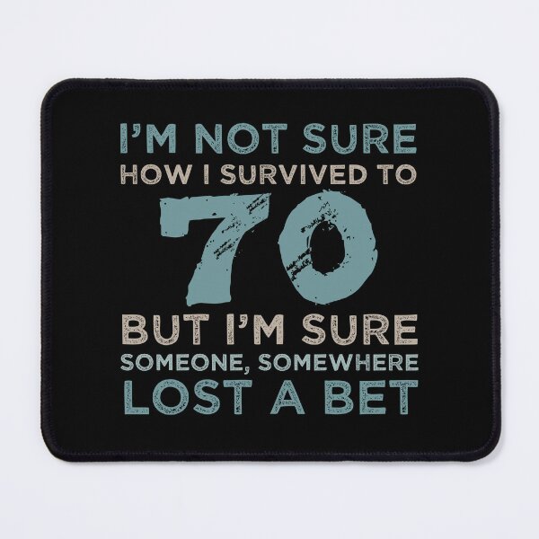 Item preview, 70th Birthday Sarcastic Attitude designed and sold by thepixelgarden.