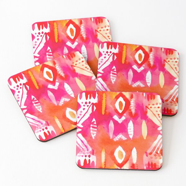Artikelvorschau, Watercolor Pattern Orange Magenta entworfen und verkauft von artavantgarde.