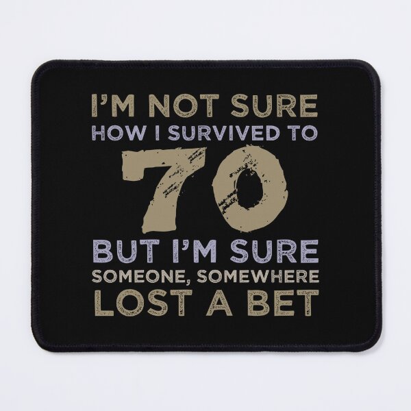 Item preview, 70th Birthday Sarcastic Attitude designed and sold by thepixelgarden.