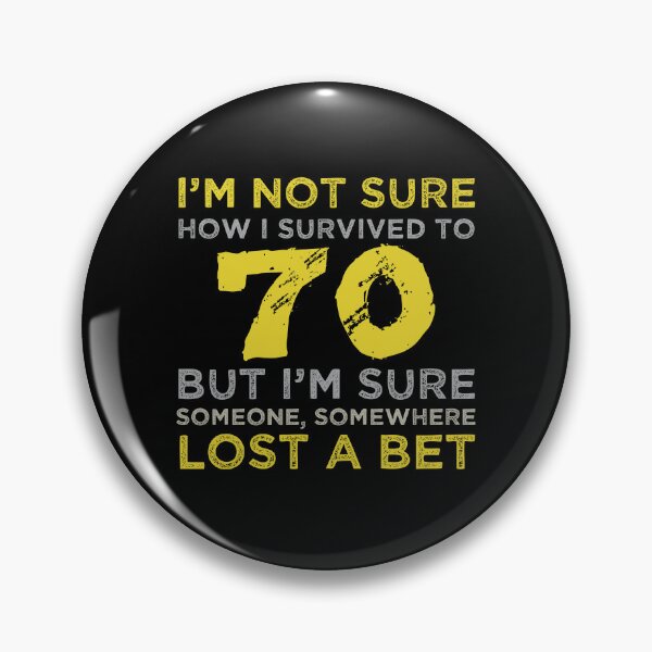 Item preview, 70th Birthday Sarcastic Attitude designed and sold by thepixelgarden.