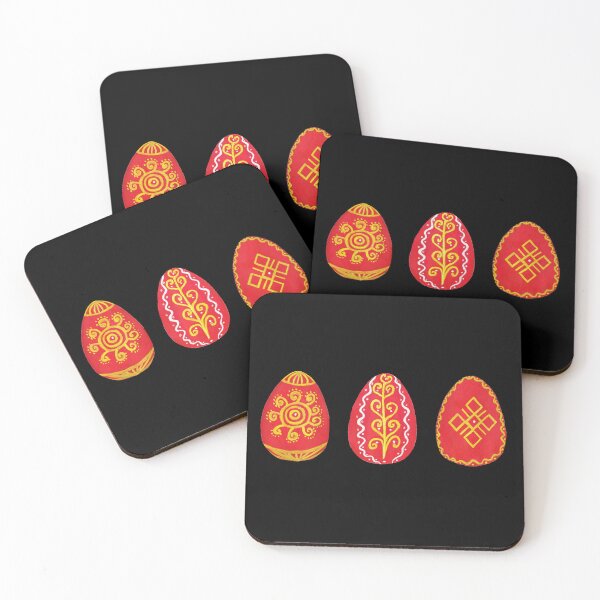 Item preview, Handpainted Pysanka set - Ukrainian traditional decorated Easter Eggs designed and sold by Wolshebnaja.