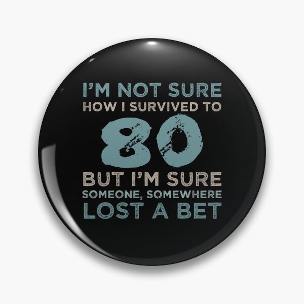 Item preview, 80th Birthday Sarcastic Attitude designed and sold by thepixelgarden.