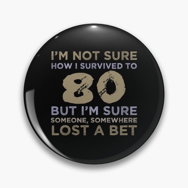 Item preview, 80th Birthday Sarcastic Attitude designed and sold by thepixelgarden.