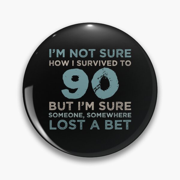 Item preview, 90th Birthday Sarcastic Attitude designed and sold by thepixelgarden.