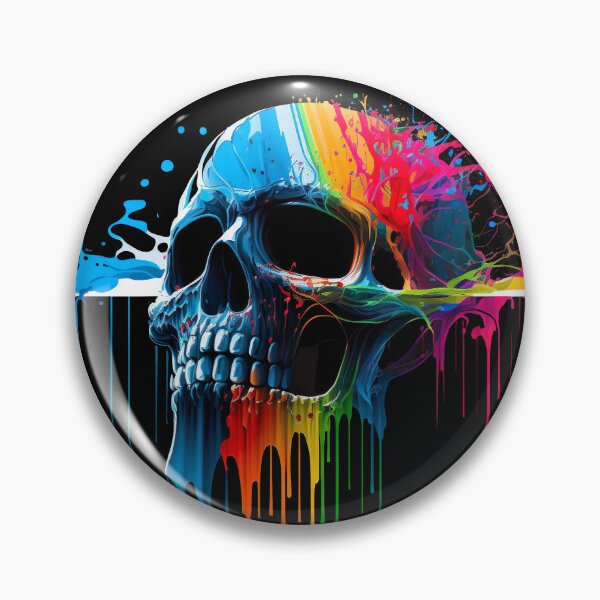 Item preview, Paint Drip Skull designed and sold by GenerationGems.