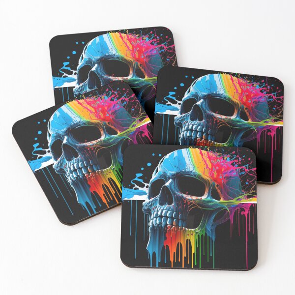Item preview, Paint Drip Skull designed and sold by GenerationGems.
