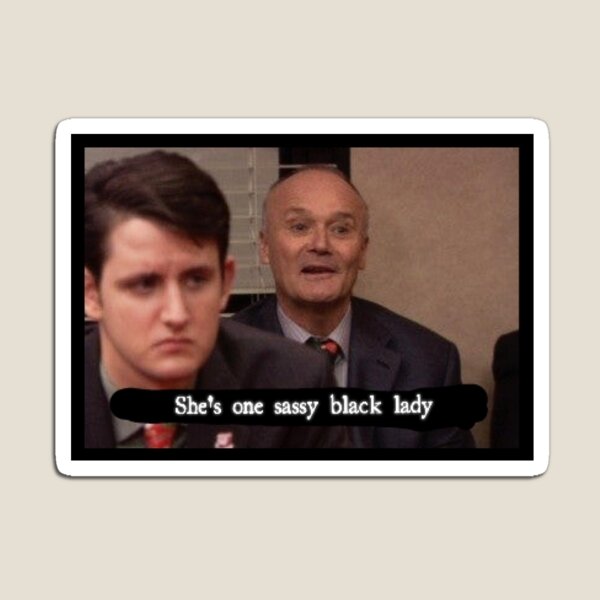 Item preview, SASSY BLACK LADY 2 // CREED BRATTON // LA OFICINA DE EE. UU. designed and sold by SlothQueenCo.