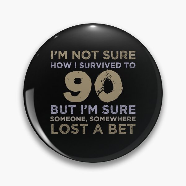 Item preview, 90th Birthday Sarcastic Attitude designed and sold by thepixelgarden.