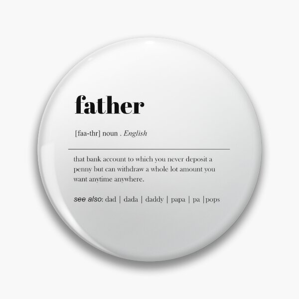 Item preview, Father Definition / Father Dictionary Definition / Dad Definitions / Father's Day Gift designed and sold by myArtstock.