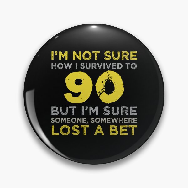 Item preview, 90th Birthday Sarcastic Attitude designed and sold by thepixelgarden.
