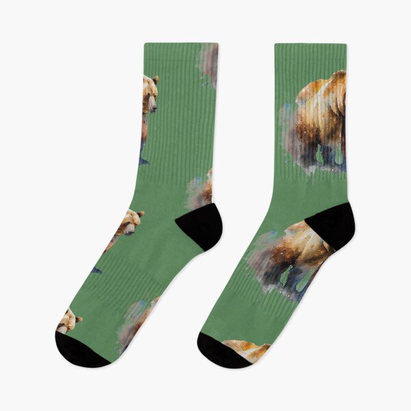 Item preview, watercolor brown bear designed and sold by Paninato.