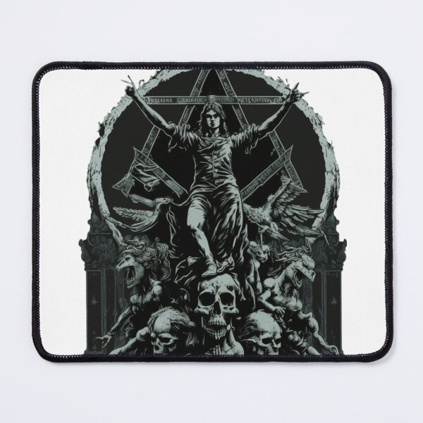 Item preview, Cult Ritual On Pentagram Skull Altar  designed and sold by StayCreepy13.
