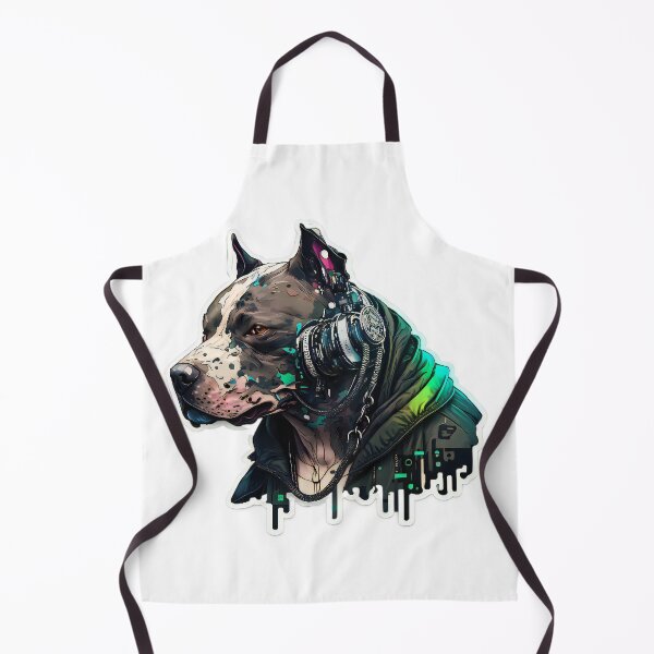 Artikelvorschau, Cyberpunk-Pitbull Nr. 3 entworfen und verkauft von OregonArtForAll.
