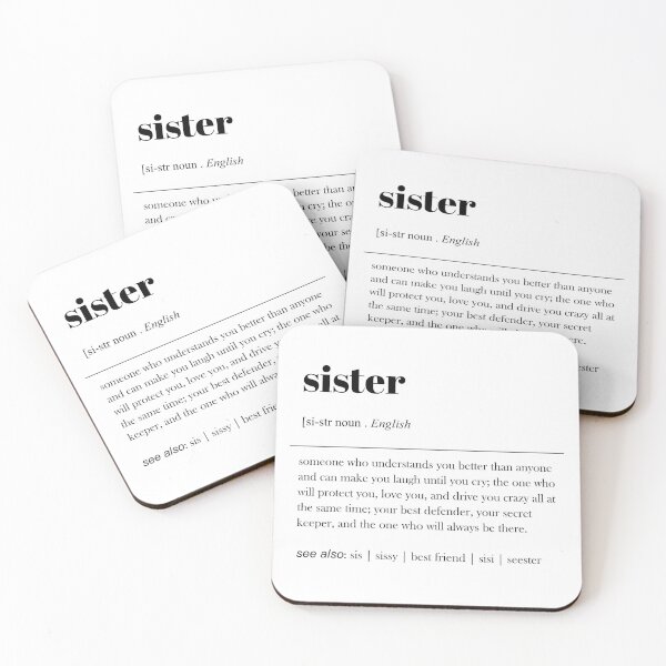 Item preview, Sister Definition / Sister Dictionary Definition / Soul Sisters Definition Quote / Sister Love / Best Gift For Sister / Siblings Day designed and sold by myArtstock.