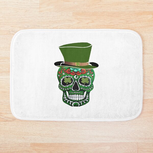 Item preview, Sugar Skull San Patricio Día de Muertos designed and sold by BroMed SHOP.