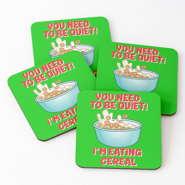 Item preview, Be Quiet, I'm Eating Cereal - Apparel designed and sold by LatinSaint.