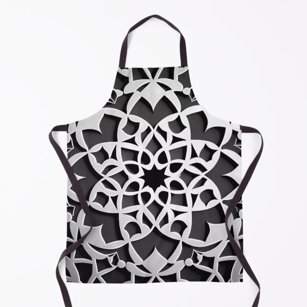 Item preview, Arabic ornament black white designed and sold by SMILE88.