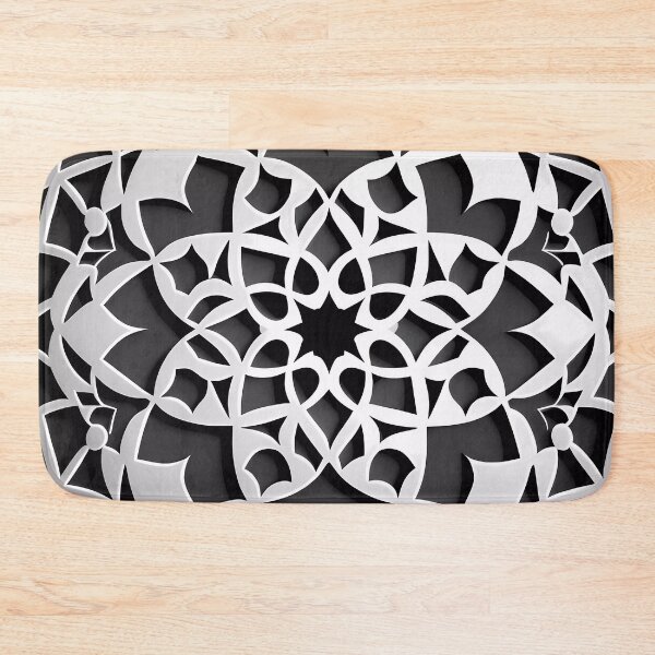 Item preview, Arabic ornament black white designed and sold by SMILE88.
