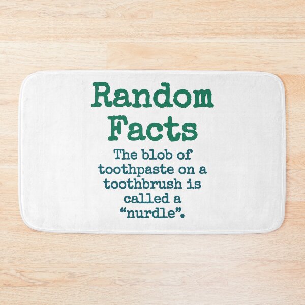 Item preview, The Blob Of Toothpaste On A Toothbrush - Trivia Fact designed and sold by CrankyOldDude.