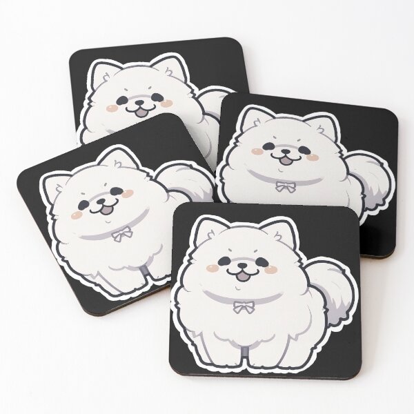 Item preview, Cute fluffy round white Pomeranian puppy designed and sold by philitingar.
