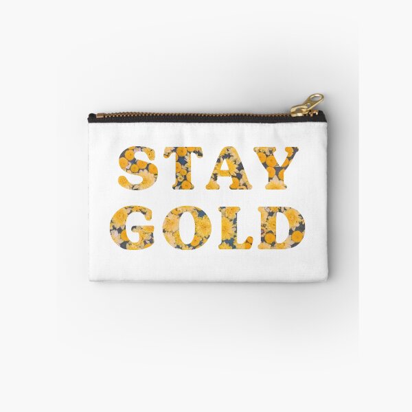 Item preview, Stay Gold Sunflowers Quote  designed and sold by aterkaderk.