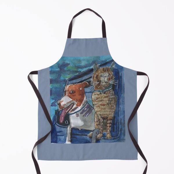 Item preview, Cat and Dog in a Car designed and sold by mila-ola.