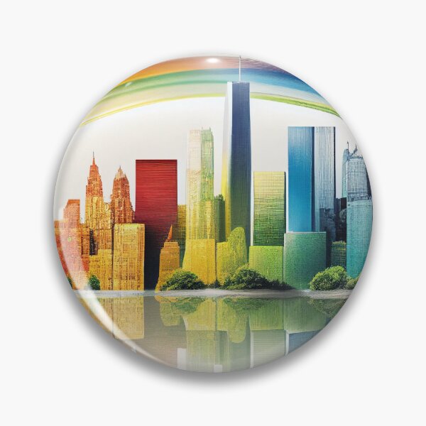 Item preview, Rainbow under Manhattan designed and sold by mybestpicture.