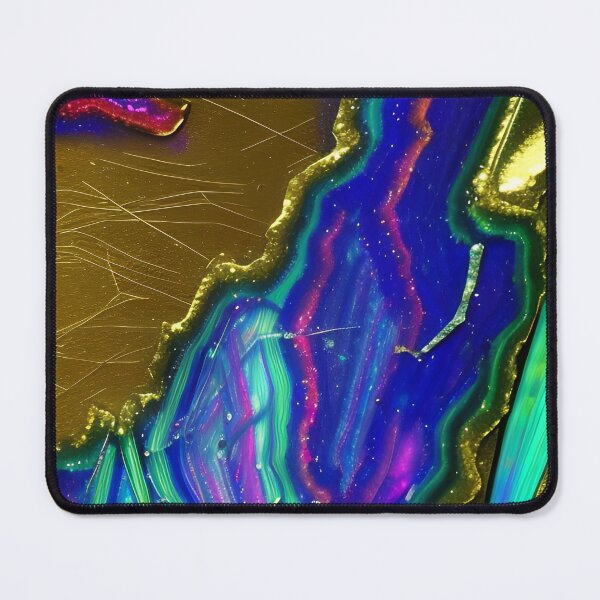 Item preview, Titanium Aura Quartz Inspired Design With A Touch Of Gold (01) designed and sold by DEBPIX.