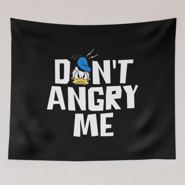 Item preview, Don't Angry Me Donald Duck designed and sold by FrogsShop.