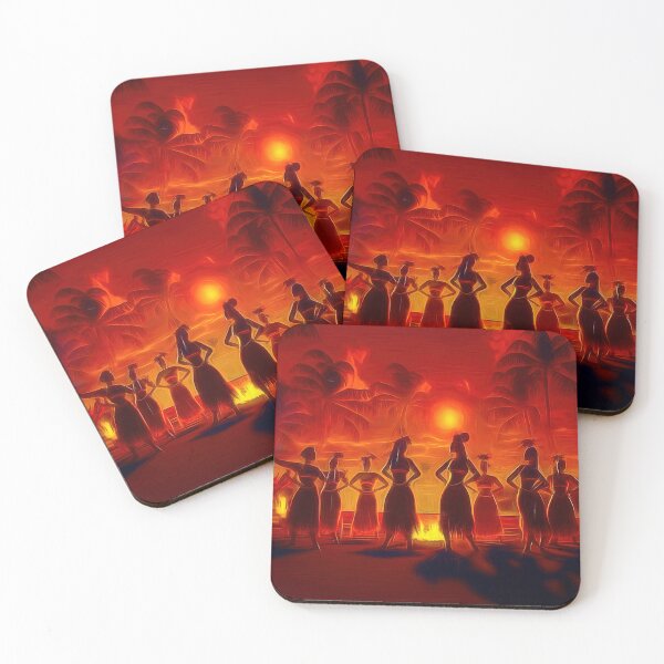 Item preview, Polynesian Luau Native Dance Art designed and sold by ImageVortex.