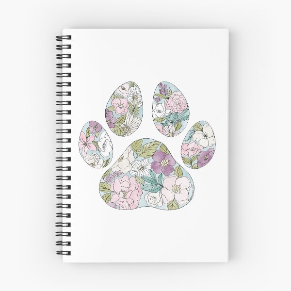 Item preview, Floral Paw Print designed and sold by Selena Ashley Designs.