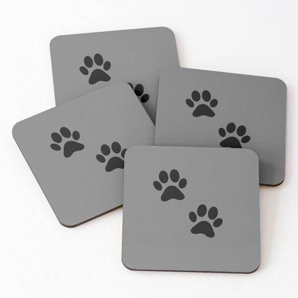 Item preview, dog's paws stickers - black designed and sold by Kiniusia.
