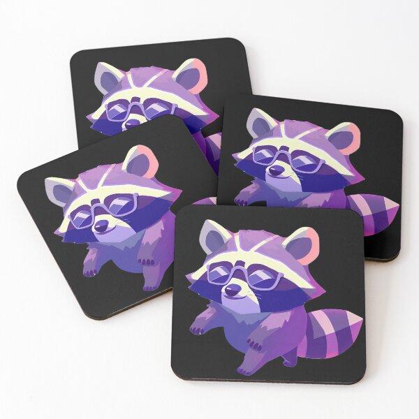 Item preview, One very cool racoon  designed and sold by philitingar.