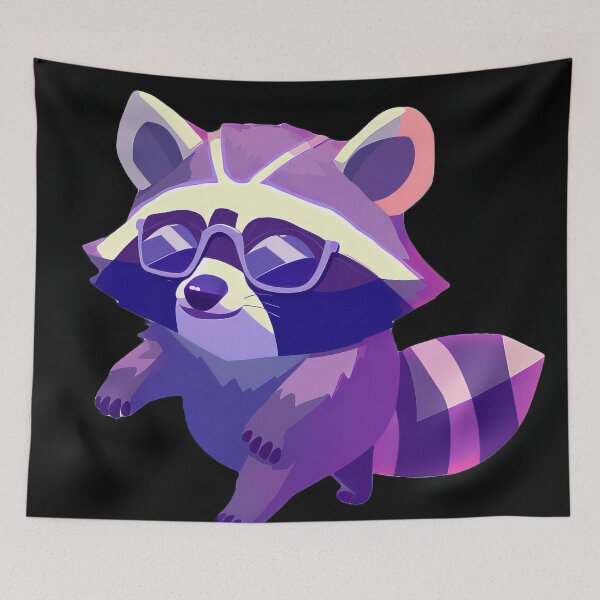 Item preview, One very cool racoon  designed and sold by philitingar.