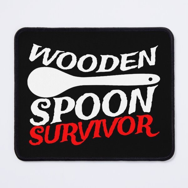 Item preview, Wooden Spoon Survivor Funny Submissive Kinky Spanking Humor designed and sold by TheMagicKrew.