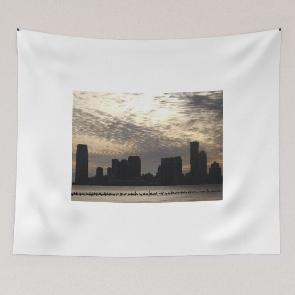 Item preview, Jersey City Skyline, Hudson River, New Jersey designed and sold by lenspiro.