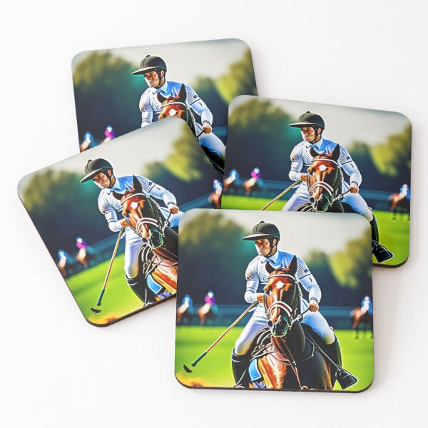 Item preview, The precision and focus of Horse Polo game. designed and sold by BrendaDesigner.