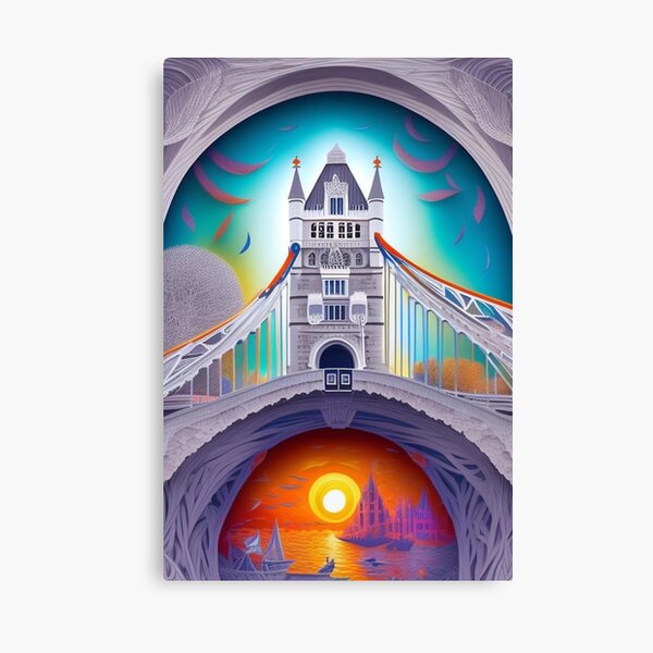 Item preview, The Tower Bridge in London Creative Art Collection designed and sold by brilliant-com.