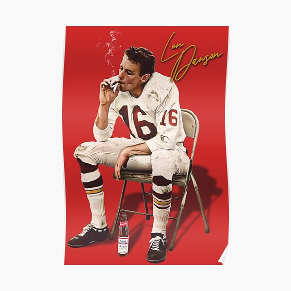 Len Dawson Vintage Football Card - Kansas City Chiefs - Posters and Art  Prints