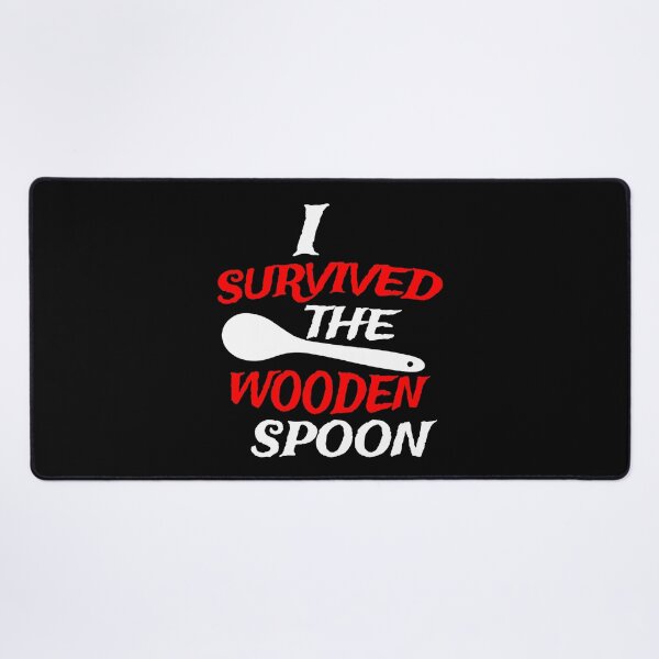 Item preview, I Survived The Wooden Spoon Funny Kinky Spanking Humor designed and sold by TheMagicKrew.