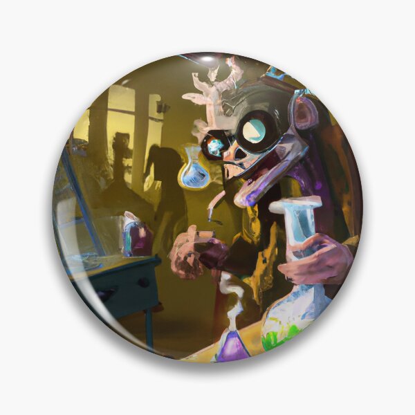 Item preview, Mad monkey scientist in lab designed and sold by myseptember18th.