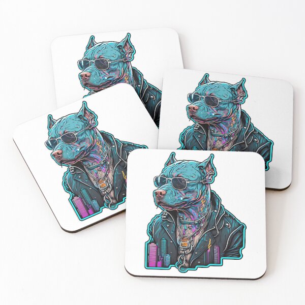 Artikelvorschau, CyberPunk-Pitbull Nr. 4 entworfen und verkauft von OregonArtForAll.