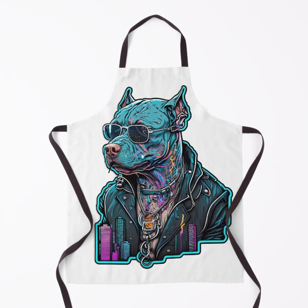 Artikelvorschau, CyberPunk-Pitbull Nr. 4 entworfen und verkauft von OregonArtForAll.