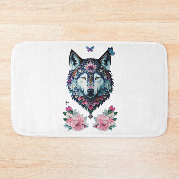 Item preview, Beautiful and Intricate wolf mandala design  designed and sold by Lubellebubble20.