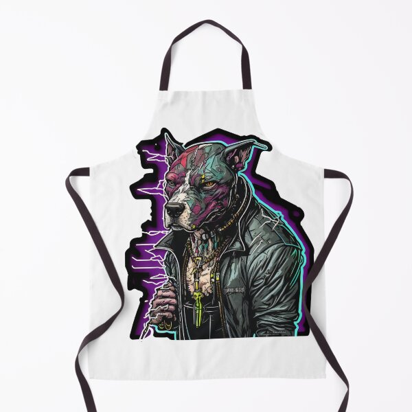 Item preview, CyberPunk Pitbull #5 designed and sold by OregonArtForAll.