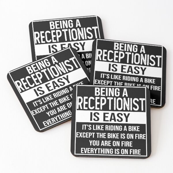 Item preview, Funny receptionist saying: being a receptionist is easy receptionist gifts designed and sold by alaechamlal.